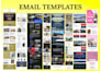 design responsive mailchimp email templates and klaviyo email design